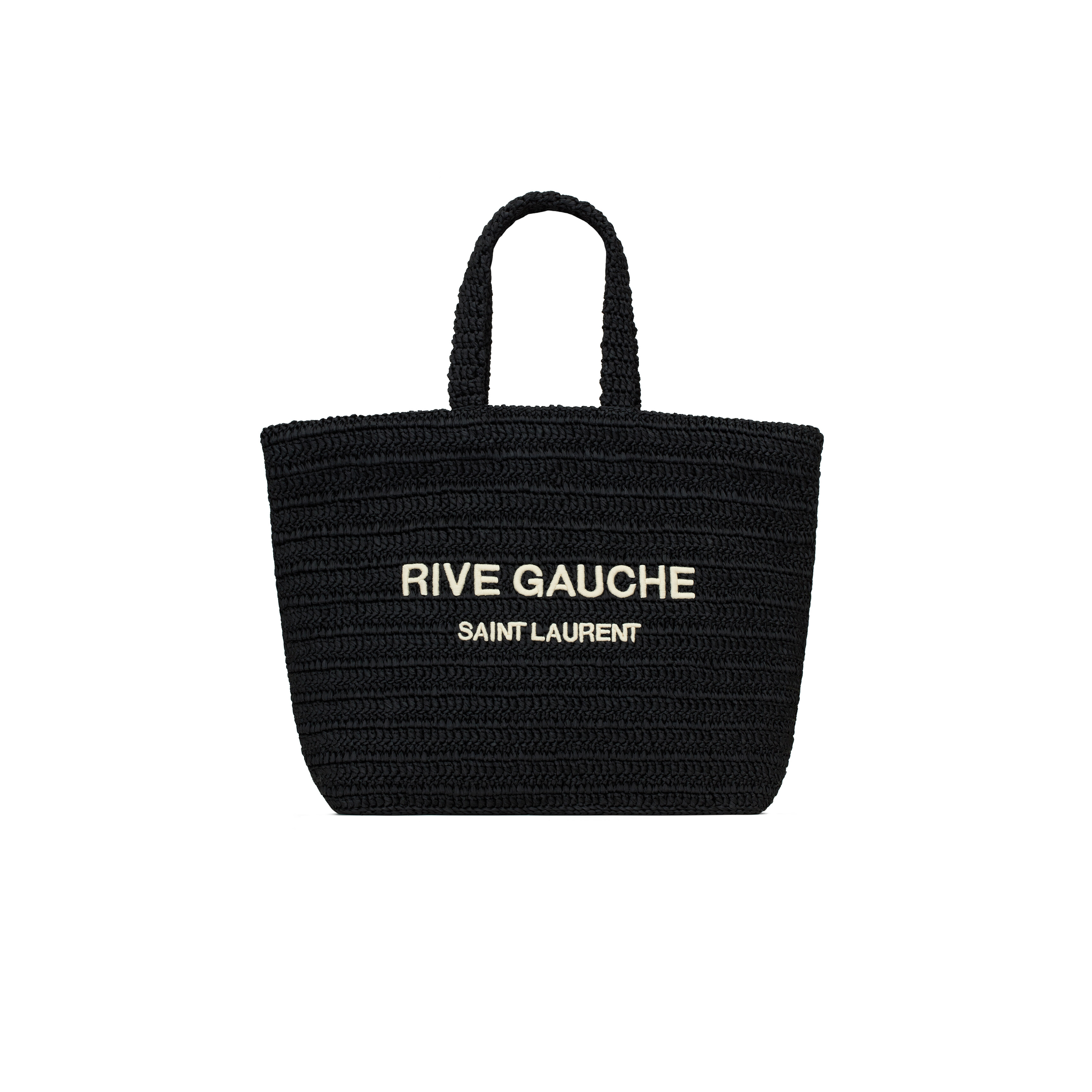 YSL RIVE GAUCHE TOTE IN RAFFIA 688864GAAA11031 (38*35*14.5cm)